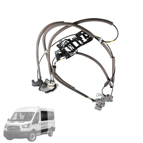 Image of Left Side Sliding Door Lock Actuator Latch Cable Compatible for 2015-2020 Ford Transit-150, Transit-250, Transit-350, Transit-350 HD & Thomas Transit Liner CK4Z61264A01K CK4Z61264A01C /D