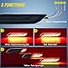 Nilight Rear Bumper Tail Light Compatible with 2018 2019 2020 2021 2022 2023 2024 2025 Toyota Camry Smoke Lens LED Reflector Rear Bumper Lamps Brake Turn Signal Sequential Flashing Driving Taillights