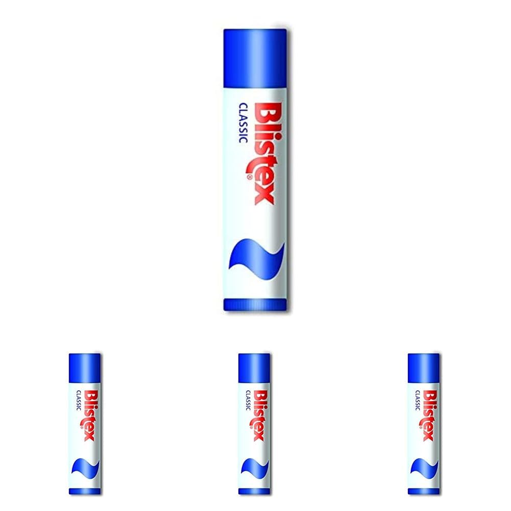 Blistex Classic cura delle labbra | 4,25 g (confezione da 4)