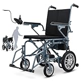 Electric Wheelchair for Adults Foldable, 15Miles Travel Range Motorized Wheelchair for Seniors, Lightweight...