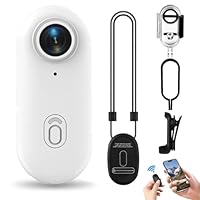 Yenhaly Stallionframes 4k Mini Handsfree Bodycam, Stallion Frames Frames Body Camera, The Go Catch Camera, Gocatch Motion Trail Body Cam, Treklon POV Cameras 4k Thumb Action Cam (White)
