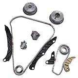 Engine Timing Chain Kit, for Hyundai Sonata 2010-2014, for Kia Optima 2011-2014, G4KH G4KC L4 2.4L, 24322-2G111, 24321-2G111, with Oil Pump Gear & Intake & Exhaust VVT Gear & Tensioner