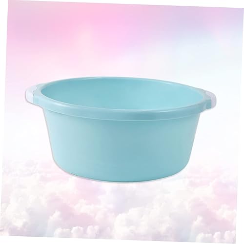 Miniatura 8 de Healifty Inicio Cuarto de baño Lavabo Lavabo 2pcs Lavabo para el hogar Lavabo clásico Lavabo Lavabo pequeño Fregadero Lavabo para pies Cubo azul