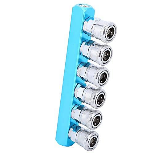 Conector rápido de compresor en aleación de aluminio con acople tipo C de alta resistencia 7