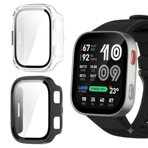 NEWZEROL 2 sztuki etui ochronne kompatybilne z Amazfit Bip Max
