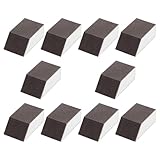 OSOLADY 10 pezzi Spugne Abrasive Sostituibili in Carborundum Multiuso per Piatti e Casa Spugna Lavapiatti con Elevata Assorbenza e Pulizia Potente Dimensioni Piccole