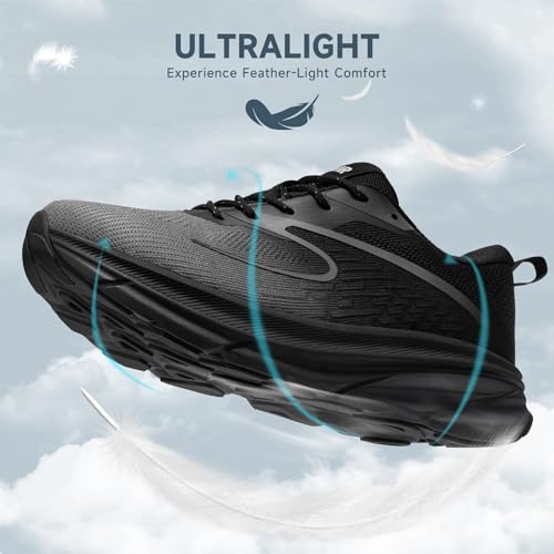 Image of Running Shoes for Men Lightweight Casual Walking Shoes Comfortable Breathable Tennis Sneaker Cushioning Trainers