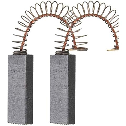 Juan-375 2Pcs/Set Replacement Electric Dril Motor Carbon Brushes 32mm x 11mm x 6mm for Power Tool Grind Accessories Repairing Spare Park Power Tool Part (Color : Black+Gold Tone) Cover