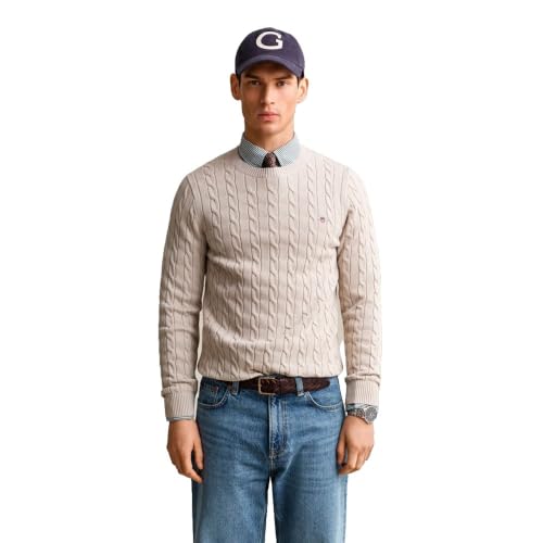 GANT Cotton Cable C-Neck – Ansicht 1