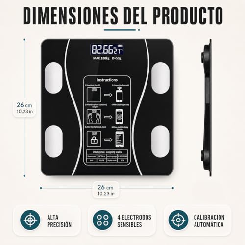 Básculas digitales para personas 26 Imagen adicional