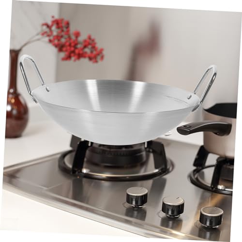 Wok redondo de acero inoxidable UKCOCO miniatura 7