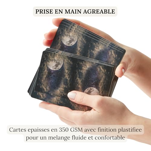 Image of Witchy Cauldron Carte de Tarot en Francais | 78-Card Beginner Tarot Deck with Meanings & Guidebook | Jeu de Tarot Francais Rider-Waite, Cartes avec Significations