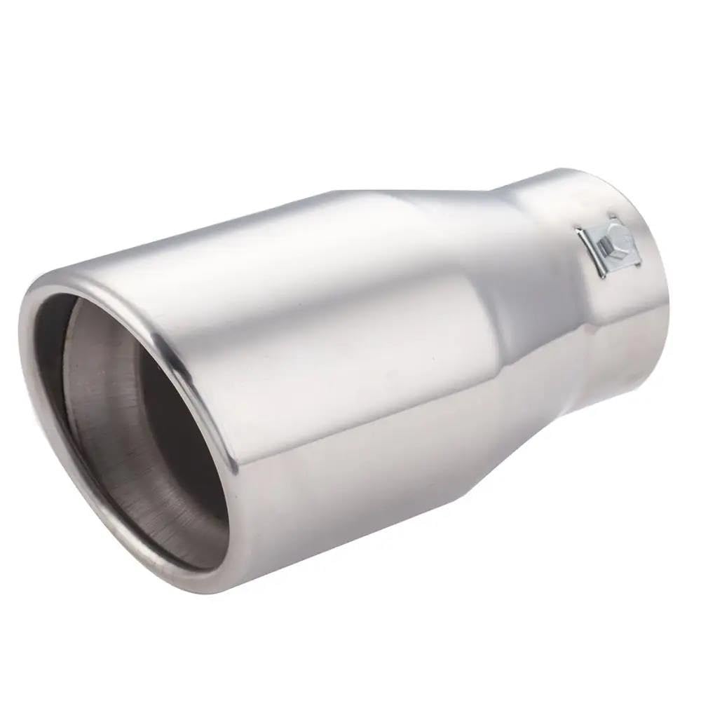 Diámetro Exterior De 80mm Tubos De Escape De Acero Inoxidable Para Coche, Con Borde Ovalado