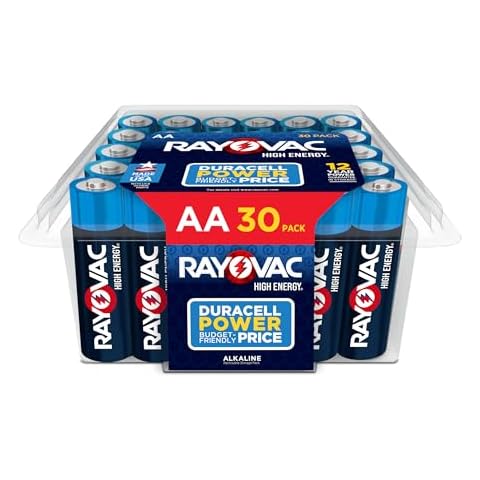 Rayovac AA Batteries, Alkaline Double A Batteries (30 Battery Count) Cover
