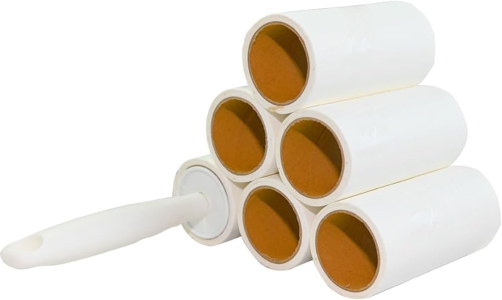 Armo Lint Rollers With 6 x Refills 420 Sheets Lint Roller For Clothes Carpet Bed Pet Hair Dog Hair Cat Hair Dust x 6 Rollers
