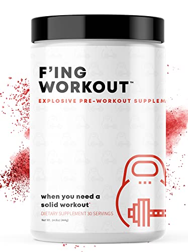 F'ing Workout - Explosive Pre-Workout Supplement (Sour Peach Rings)