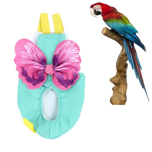 Roupas de Colete de Voo de Papagaio, Arnês de Fraldas de Pássaros Material de Nylon Profissional Res
