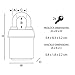 MASTER LOCK Heavy Duty Weatherproof Padlock [Closed Shackle] [Key] [Outdoor] 6321EURD – for Transportation and Industrial Applications
