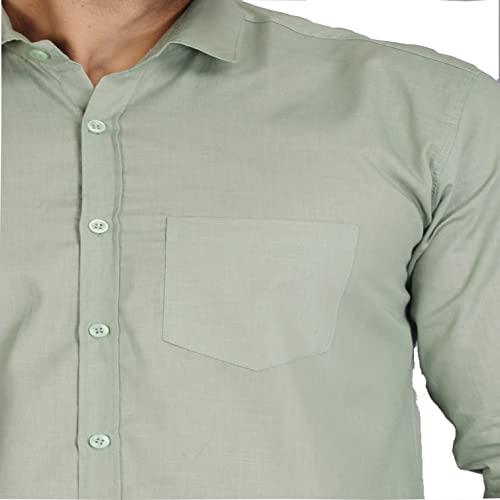Image of Man Slim Fit Cotton Casual Shirt