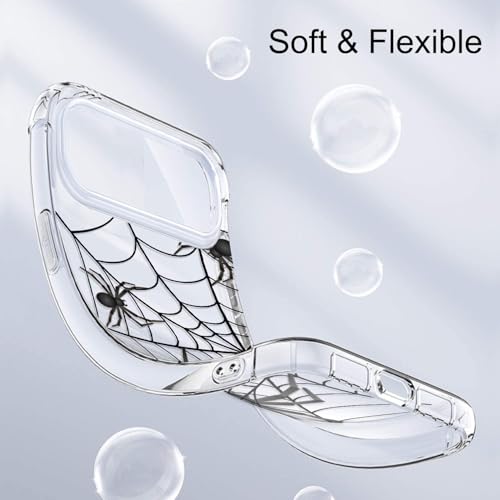 Coque iPhone 17 Pro toile d'araignée protection transparente haute finition - 4
