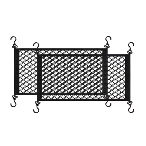 2Pcs Wagons Cargo Net Camping Cart Luggage Net Folding Elastic Cargo Net for Garden Cart Folding Wagons Easy to Use