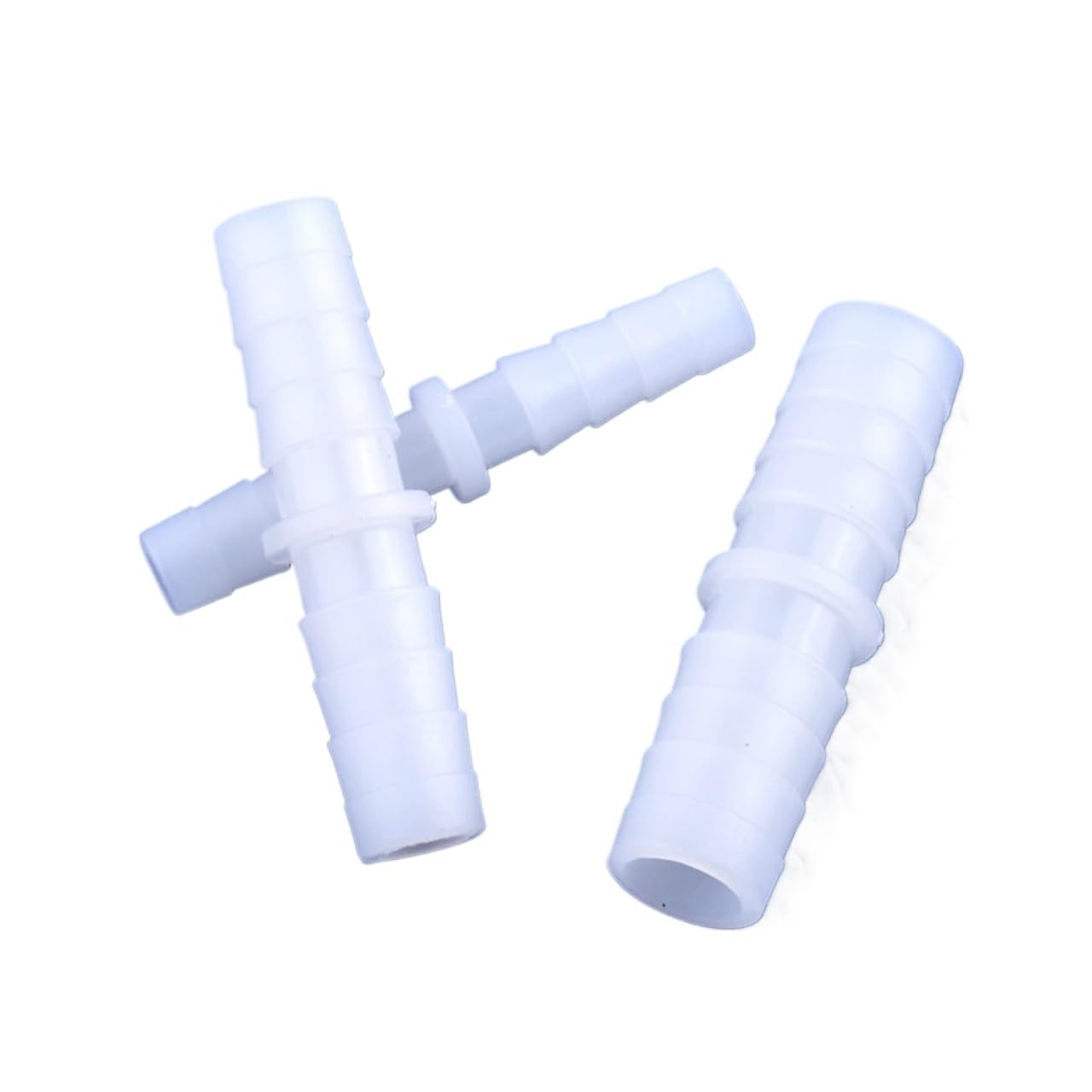 Xuro Conectores directos de plástico de igual diámetro for acuario, bomba de aire, manguera, junta pagoda, accesorios de tubería de agua, 5 a 200 unidades, 4 a 14 mm(14-14mm PE,200 Pieces)