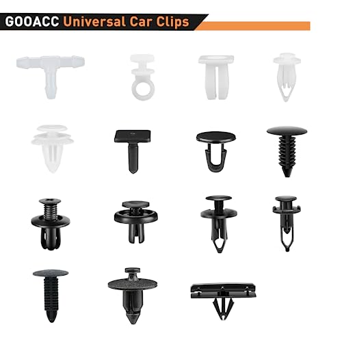 Image of GOOACC 501PCS Universal Car Clips Mixed Auto Bumper Fender Trim Door