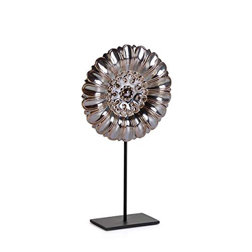 Lampe de table en céramique bicolore 23x23x51 cm sans abat-jour - 2