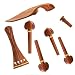 violin accessories Violin Chin Rest Tailpiece Endpin Screw SET For 4/4 Violin Kit Full Size Violin Accessories Violin Pegs Replacement Parts
