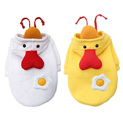 Winter Warm Dog Clothes Funny Hoodies Cute Cartoon Duckling Shape Pet Costume Comfortable Coat For Small Dogs #TOP1