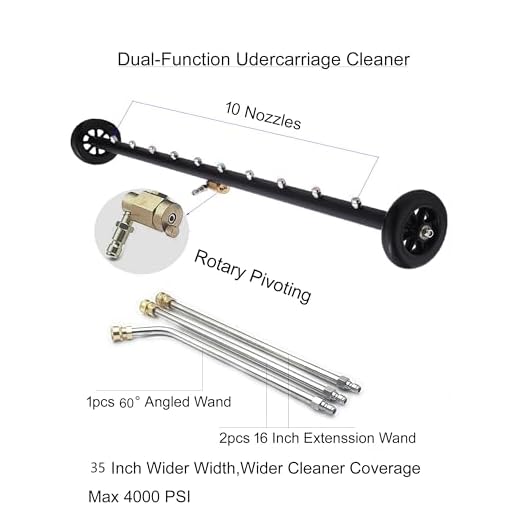 Dual-Function 35" Pressure Washer Cleaner