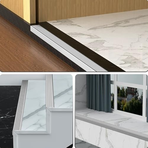 Protección de borde de escalera en aluminio para reparar peldaños rotos y cantoneras 3