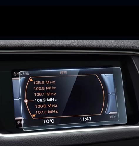 Verre trempé pour GPS A4 B8 et A5 8T protection d'écran auto