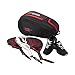 WILSON Bela Super Tour Padel Bag - Black/Red, Holds up to 4 Paddles