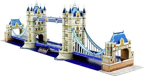 Revell 3D Puzzle 00207 I London Tower Bridge Tor I 120 Teile I 2 Stunden Bauspaß für Kinder und Erwachsene I ab 10 Jahren I Londons berühmte Brücke selber zusammenbauen
