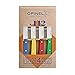 Price comparison product image Opinel SAS 1233 Kitchen Set of 4 112 Assorted Classic Colours Paring Knives Blue Yellow Red Green Blade 10 cm'