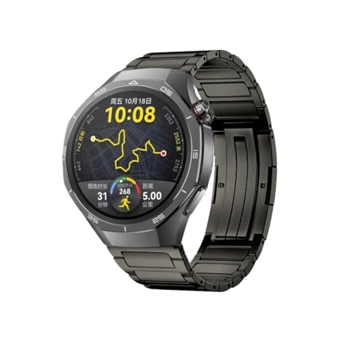 [LOKLNEYK] �ɓK������Huawei Watch GT6 Pro/ GT5 Pro/ GT4 /GT3 Pro /GT2 46mm /5�o���h�ɓK������22mm���^���X�g���b�v(Grey,For Huawei GT4 3 2 46mm)