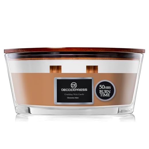 DECO EXPRESS Velas Aromaticas Perfumadas con Variedad de Fragancias 2 Mechas Velas Larga Duracion Hasta 50 Horas Regalos para el Hogar (Clementina Especiada)