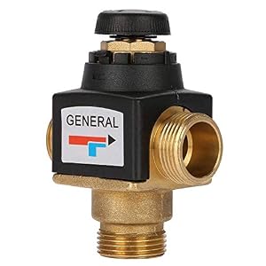 Mitigeur thermostatique pour chauffe-eau solaire en laiton ¨¤ filetage male 3 voies DN20