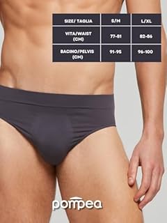 POMPEA 3 Paia Slip Uomo in Morbida Microfibra, Mutande Uomo Senza Cuciture Elasticizzate