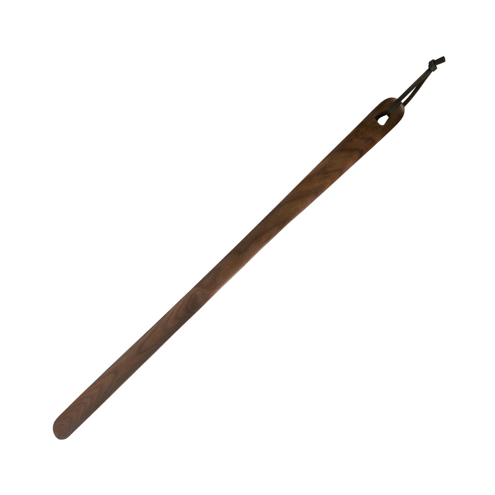 Amagogo Calzascarpe in legno Manico lungo con cordino Calzascarpe lungo Uomo Sollevatore per scarpe da viaggio