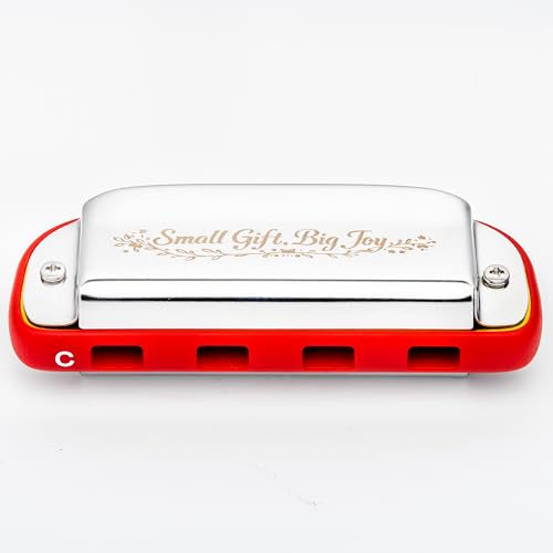 Harmonica Blues EAST TOP 4 trous rouge pour débutants et étudiants