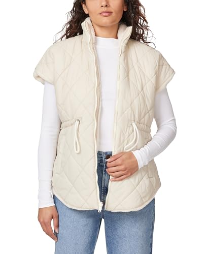 Chaleco sherpa acolchado reversible Kensie Jeans ideal para paseos urbanos de invierno