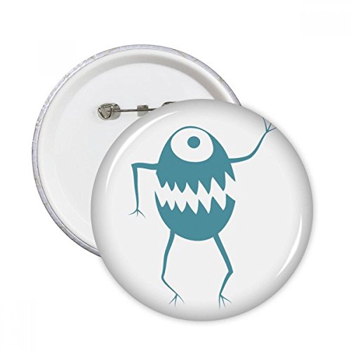 Cyclope créature alien bouton badge pins DIYthinker décoration vêtements multicolore S