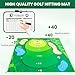 LYDARZ Battle Golf Game Set Chipping Game Practice Mat Games for Backyard Fun and Swing Training, Golf Hitting Mat Play for Golf Parties and Kids Family Activities Outdoor