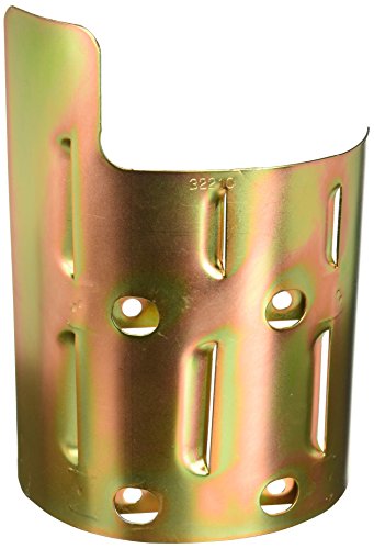 Image of Milodon 32210 Gold Zinc Plated Louver Designed Front Sump Windage Tray for Ford 302