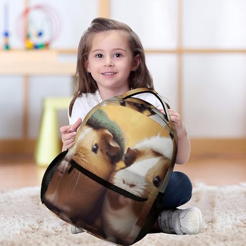 Carry on Backpack,Cute Guinea Pigs Print Backpack,classical Travel Backpack,backpack with Pocket,unisex Travel Work Bag3