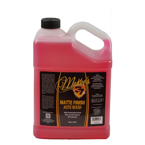 McKee's 37 Matte Finish Auto Wash (High-Foaming for Matte & Satin Finishes - Adds UV Protection | Prevents Water Spots)