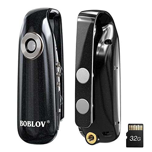 BOBLOV Mini Body Camera with Video: 32GB Tiny Body Cams with Back Clip - image 1