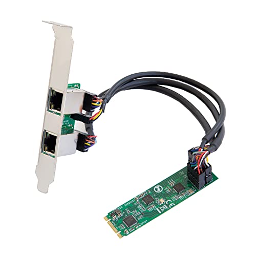 Image of Dual 2.5 Gigabit M.2 M+B Key Ethernet Network Expansion Card